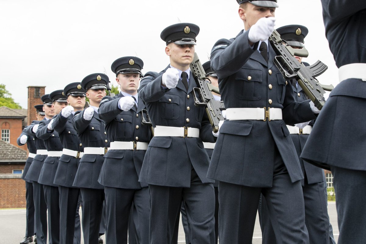 Congratulations to Number 698 Campion Intake on their fantastic graduation today.
 
The Reviewing Officer was Air Commodore Thompson, Force Protection Force Commander who commended the intake on their immaculate turnout and parade. 

#RAF #RAFRecruitment #NextGenRAF