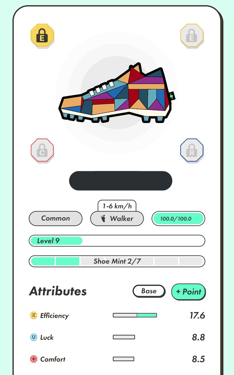 今日（昨日）も皆さんSTEPNお疲れ様でした😌
今日のSTEPNも夜風が気持ちよかったな🍃

#STEPN #散歩