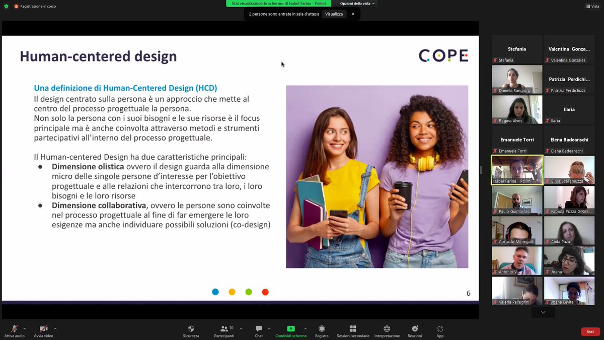 COPE project tweet media
