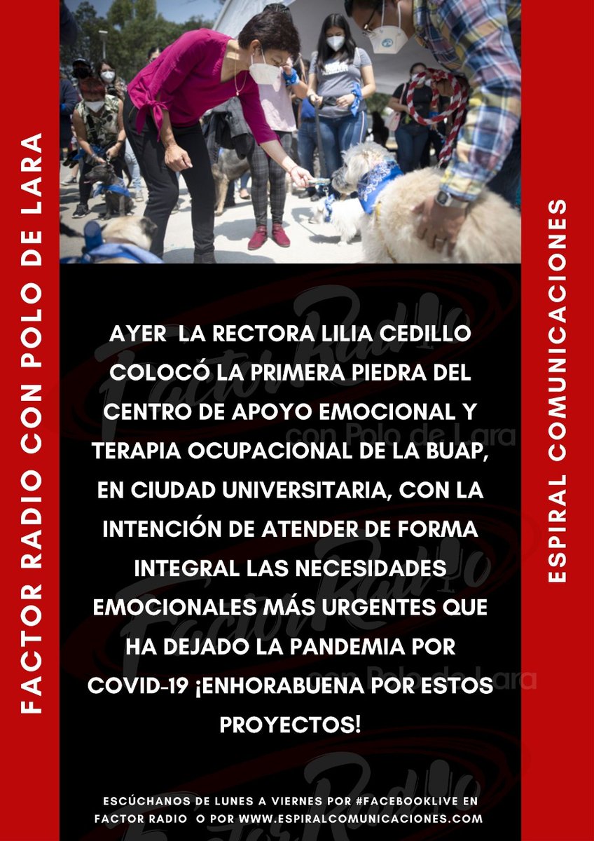 FactorRadioPue's tweet photo. https://t.co/Lh6MknPyhC programa de hoy desde @NOTARIA8 @OficialEspiral @J_Rcastillo_r @FACTORCIUDADANO @Tigre_Aguilar_C @Mx_Diputados @diputadospan @CENPAN @polodelara @rgolmedo @PRIPueblaOf @joma61jorge @ZaraPaolaFlo @ArianaNolasco16 https://t.co/ImV2sRwOQz