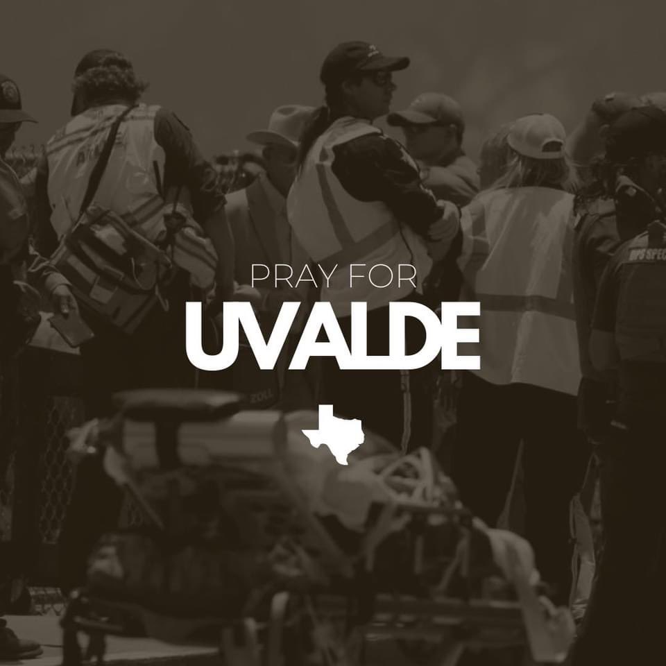 Praying for Uvalde, Texas.

Praying for the children and families of Robb Elementary School.