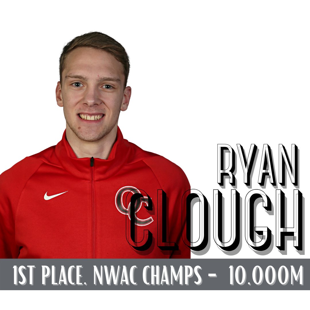 Congratulations to Sophomore Ryan Clough, who won the @NWACSports Championships in the 10,000m race! 

#GoRangers #NWACTF