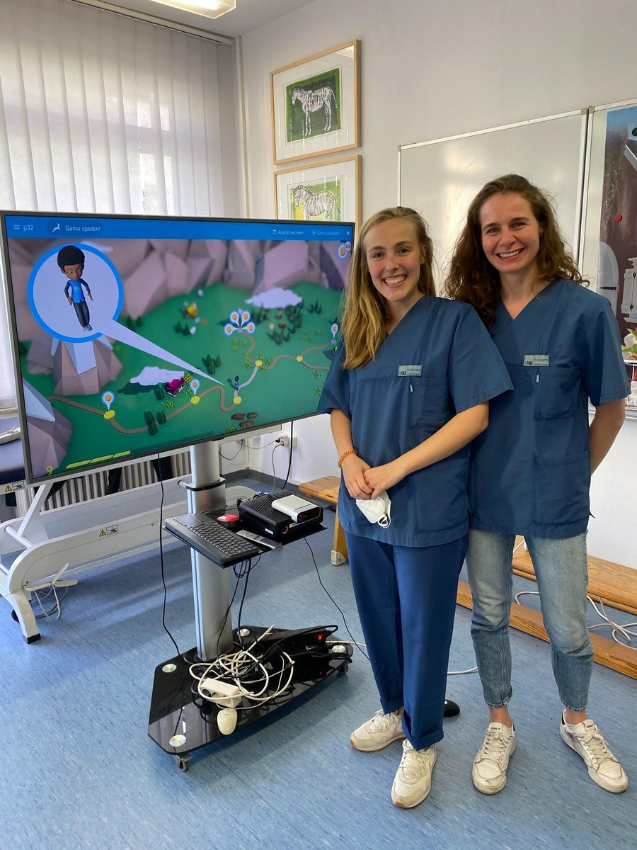 New study with #refitagamo

With the help of our new medical doctoral students Anna König and Anna Heger, we are testing Gamo at home in 28 children with neuromuscular diseases  at the iSPZ Hauner. 
Thanks to everyone involved in the study! 😊
#research #gamesforhealth #therapy