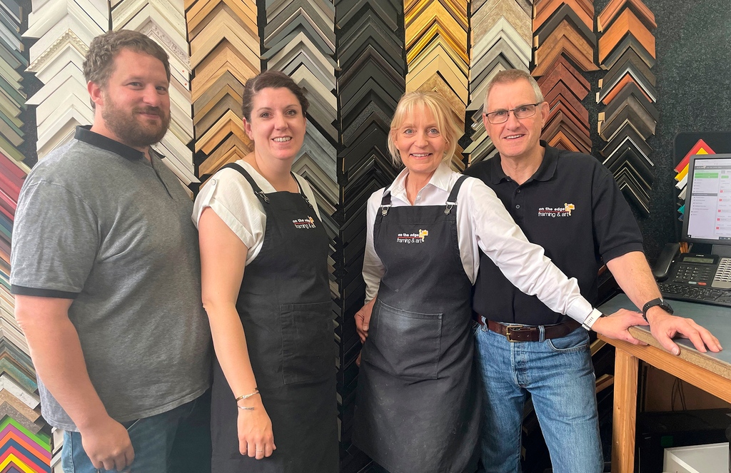 ontheedgeframes's tweet image. Some news! After 17 years, we’re handing the baton over to new, younger(!) and enthusiastic owners of On the Edge, as retirement beckons for us. 

William (Bill) and Charlotte (Charlie) now have the reins of the business and will be carrying on ‘business as usual’.