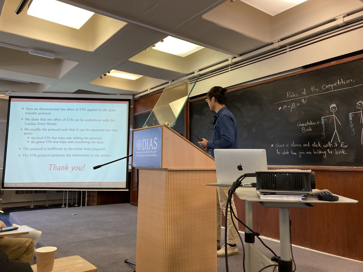 test Twitter Media - The Irish Theoretical Physics Conference 2022 is underway at DIAS - 25-27 May.
https://t.co/vuAfYBvR7t
Qiongyuan Wu's talk closed out the first day
#DIASdiscovers #ITP2022 https://t.co/bB63SL8pwb