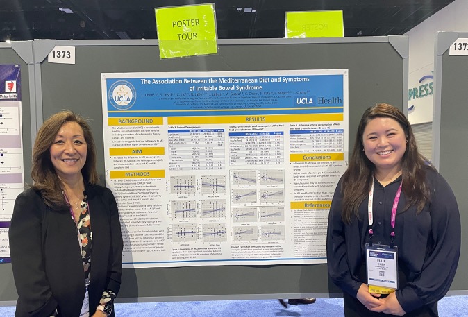 Lin Chang (@linchangmd) on Twitter photo Great to see #UCLAGI fellow <a href="/elliec_md/">Ellie Chen</a> present our Mediterranean diet (MD) in IBS study at #DDW2022!
🔹Adherence to MD similar in IBS & controls
🔹 ⬆️ intake of some pro-MD (beans, lentils) & anti-MD foods (butter, added sugar) assoc w/⬆️ symptoms
🔹Consider modified MD for IBS Great to see #UCLAGI fellow <a href="/elliec_md/">Ellie Chen</a> present our Mediterranean diet (MD) in IBS study at #DDW2022!
🔹Adherence to MD similar in IBS & controls
🔹 ⬆️ intake of some pro-MD (beans, lentils) & anti-MD foods (butter, added sugar) assoc w/⬆️ symptoms
🔹Consider modified MD for IBS