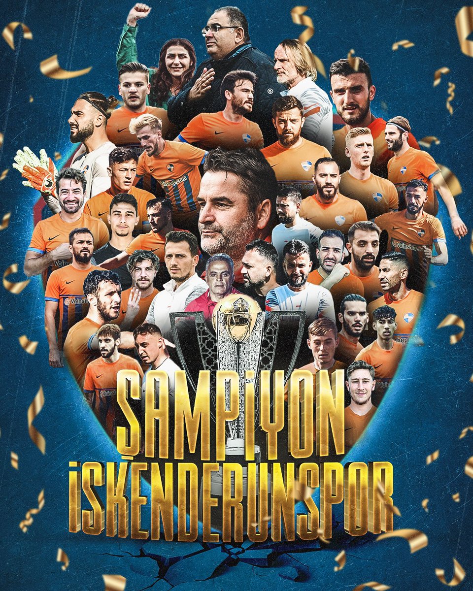iskenderunspor_'s tweet photo. 🏆 𝐒̧𝐀𝐌𝐏𝐈̇𝐘𝐎𝐍 𝐈̇𝐒𝐊𝐄𝐍𝐃𝐄𝐑𝐔𝐍𝐒𝐏𝐎𝐑 https://t.co/9g1j79anuI