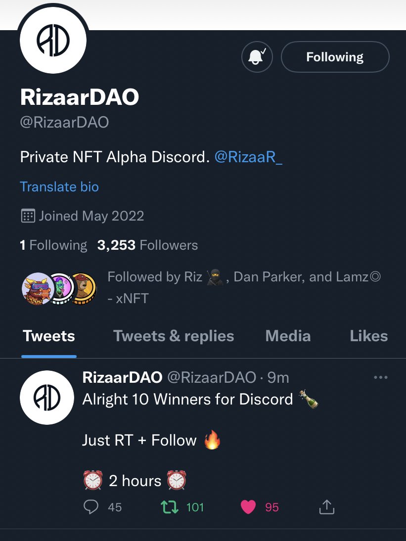 brainwaChed's tweet photo. @RizaarDAO Done ! https://t.co/bO3T2p42nQ