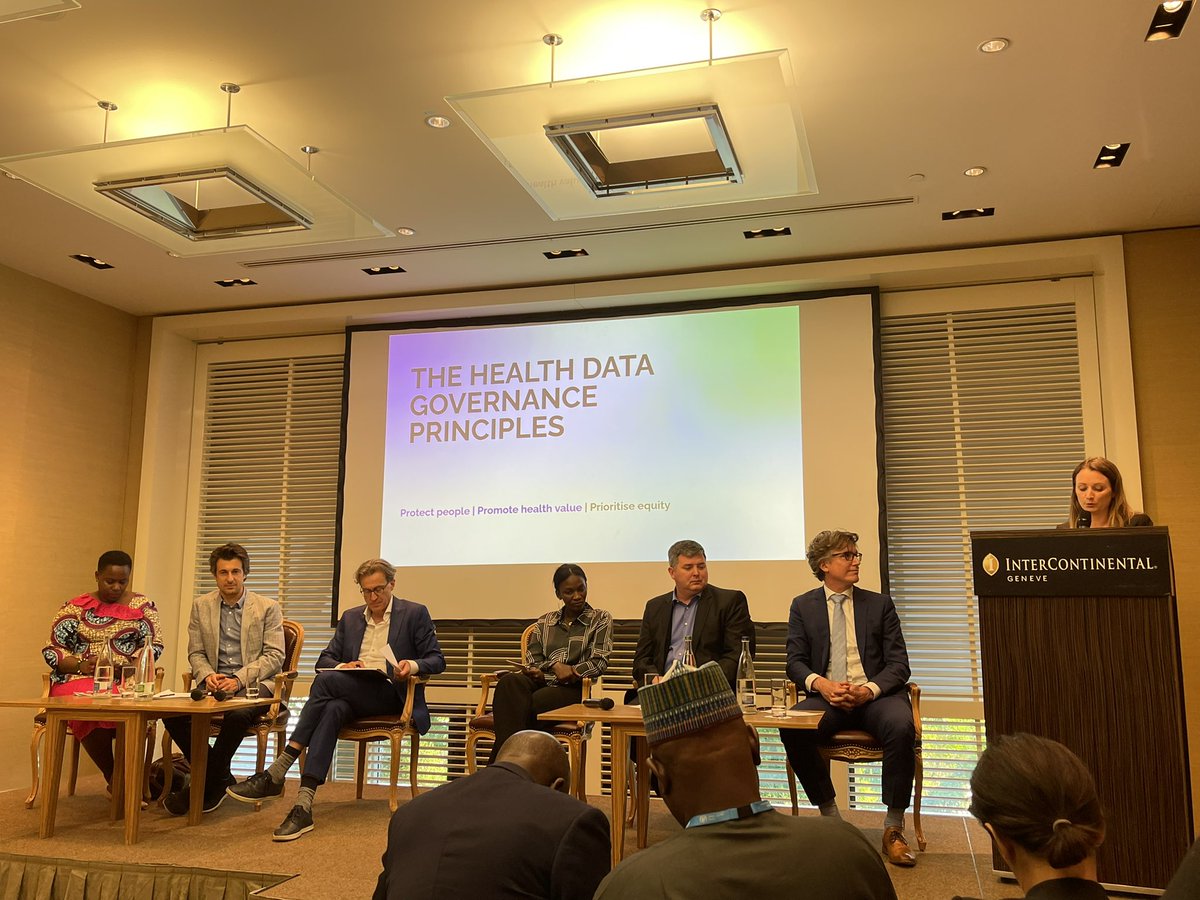 It’s high time for a global #healthdatagovernance framework underpinned by #equity & #humanrights! So great to be @Trans4m_Health’s #WHA75 side event on #HealthDataPrinciples, which myself & other #youth had the opportunity to input on! Check them out👇 healthdataprinciples.org