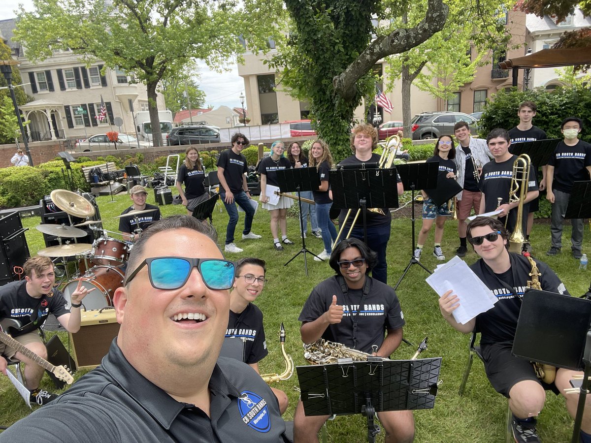 Jazz Ensemble performing out in Doylestown on this beautiful day!! <a href="/CBSouthHS/">CB South</a> <a href="/CBSDSchools/">Central Bucks SD</a> <a href="/CBSDMusic/">Central Bucks Music</a>