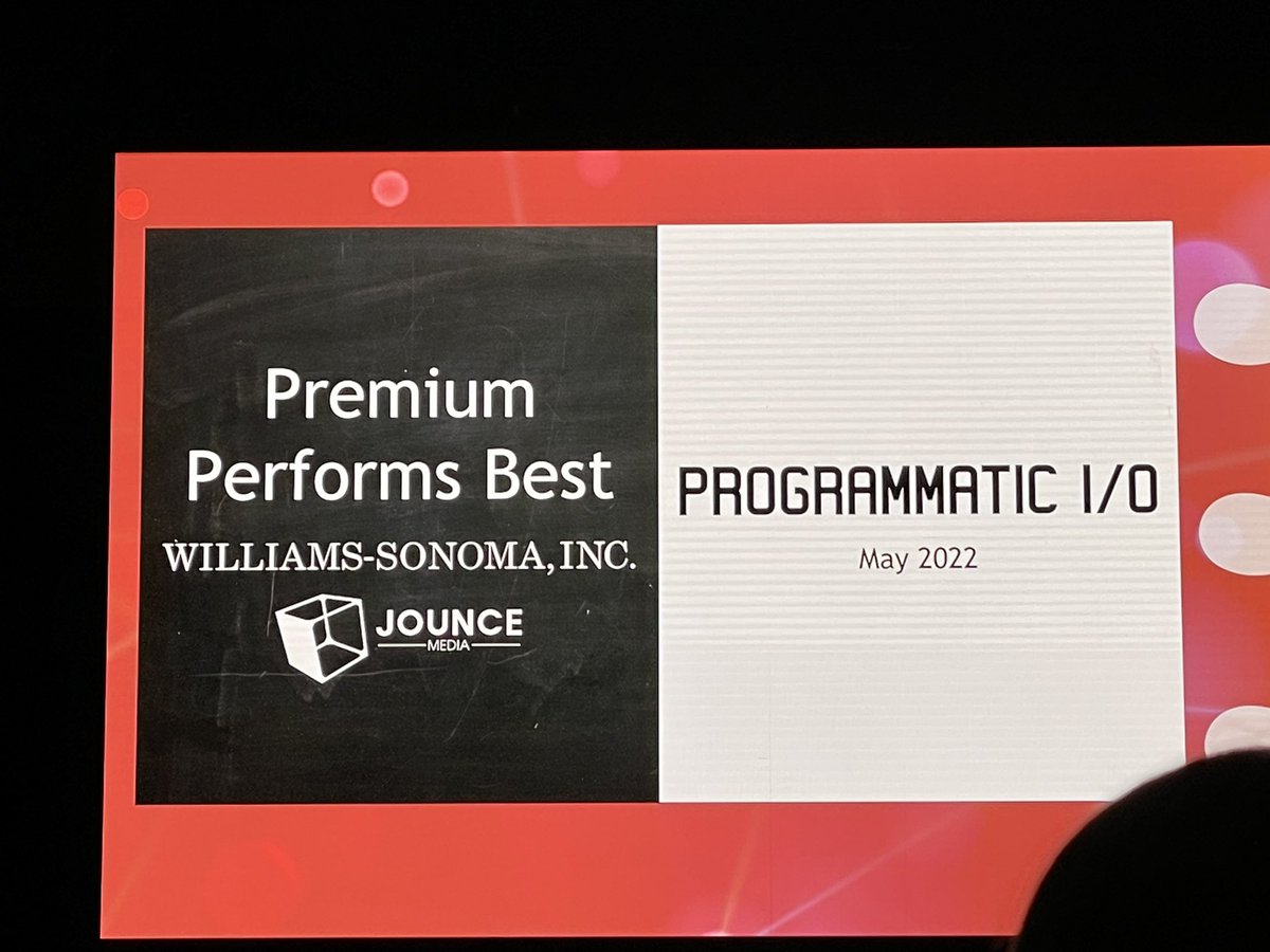 SPO done right is highly rewarding hard work. Believe in quality supply and focus on good ROI.
Frst isolate the pipes and then find the sellers who work well for you. Kudos to <a href="/WilliamsSonoma/">Williams Sonoma</a> with <a href="/jouncemedia/">Jounce Media</a> for proving that theory for others to follow! #progio <a href="/Leaf_grp/">Leaf Group</a>