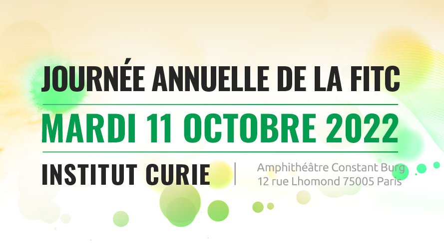 Les #inscriptions à la journée annuelle de la FITC sont ouvertes! 
Comme chaque année, nous prenons en charge les frais de voyage et d'hébergement de TOUS les jeunes chercheurs qui présentent leurs travaux!! 
fitcancer.fr/inscription-ja…