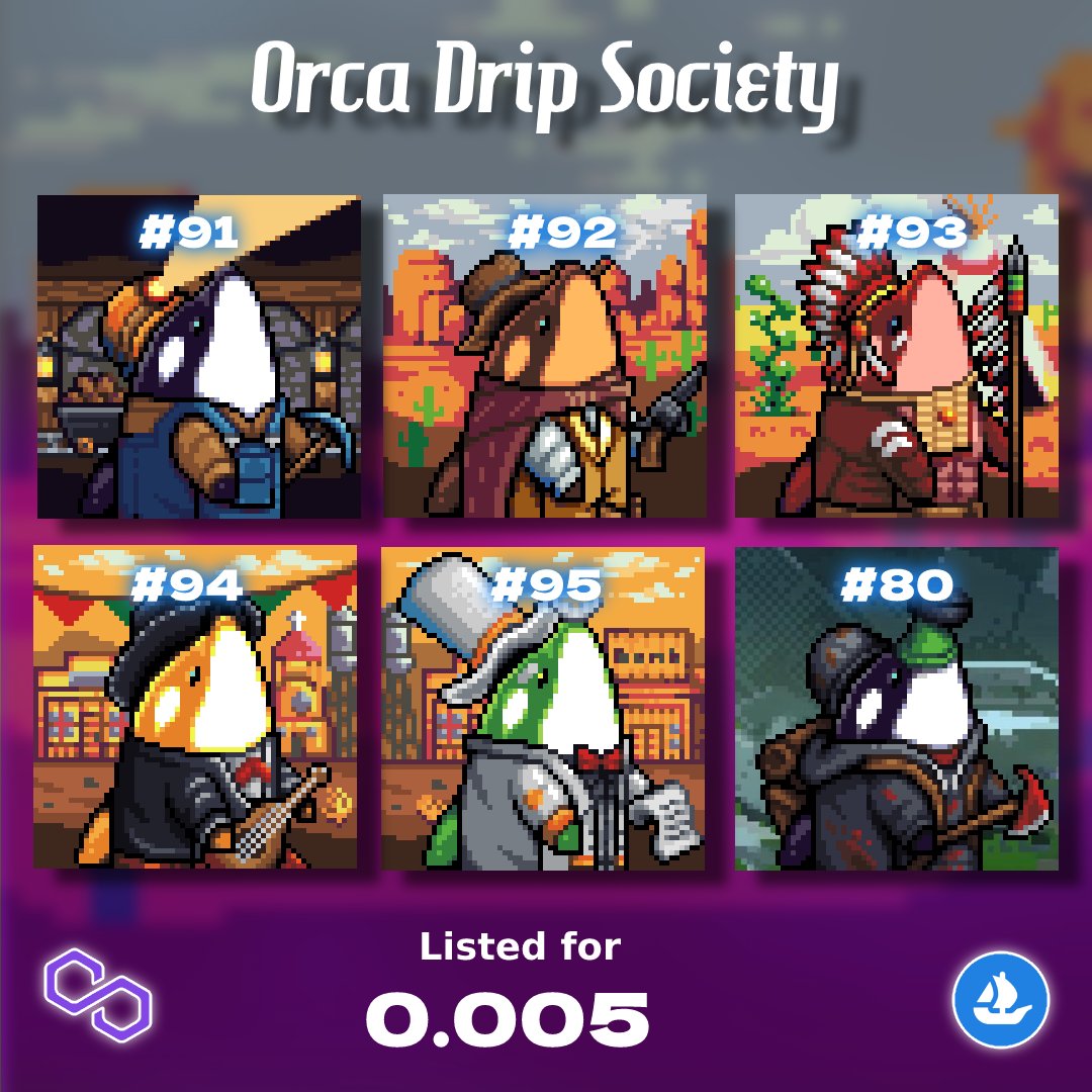 Orca Drip Society ᴺᶠᵀ tweet media
