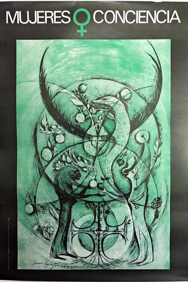 cultura_mx's tweet photo. ¿Conoces esta obra de Leonora Carrington?

Se llama "Mujeres conciencia" y se trata de un cartel realizado en 1972 que muestra el pensamiento feminista y el temprano compromiso de la pintora surrealista con el movimiento de liberación de las mujeres. 

Sigue este hilo. 🧵👇🏾 https://t.co/VKWW4xWAPL