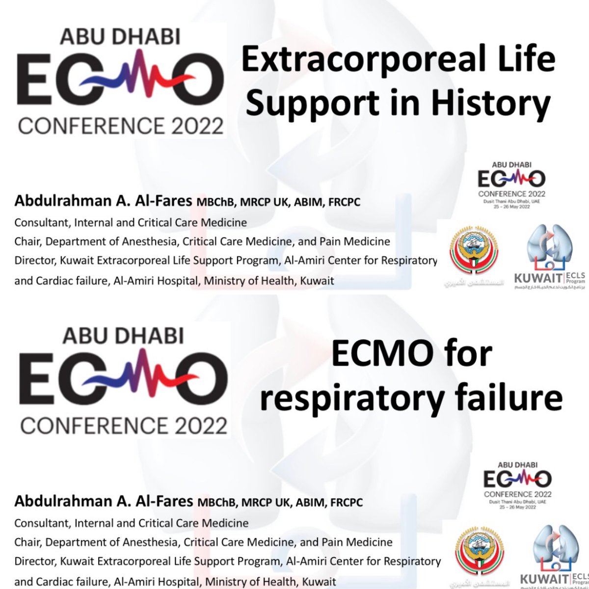 AAlFares79's tweet photo. Thank you @AbuEcmo organizers and @DoHSocial for the kind invitation to repeated Kuwait Extracorporeal Life Support Program .. it’s takes a village for success .. best of luck https://t.co/e3WmvzzGZx