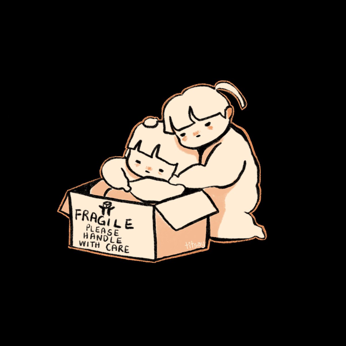 box black background hug english text simple background closed eyes monochrome  illustration images