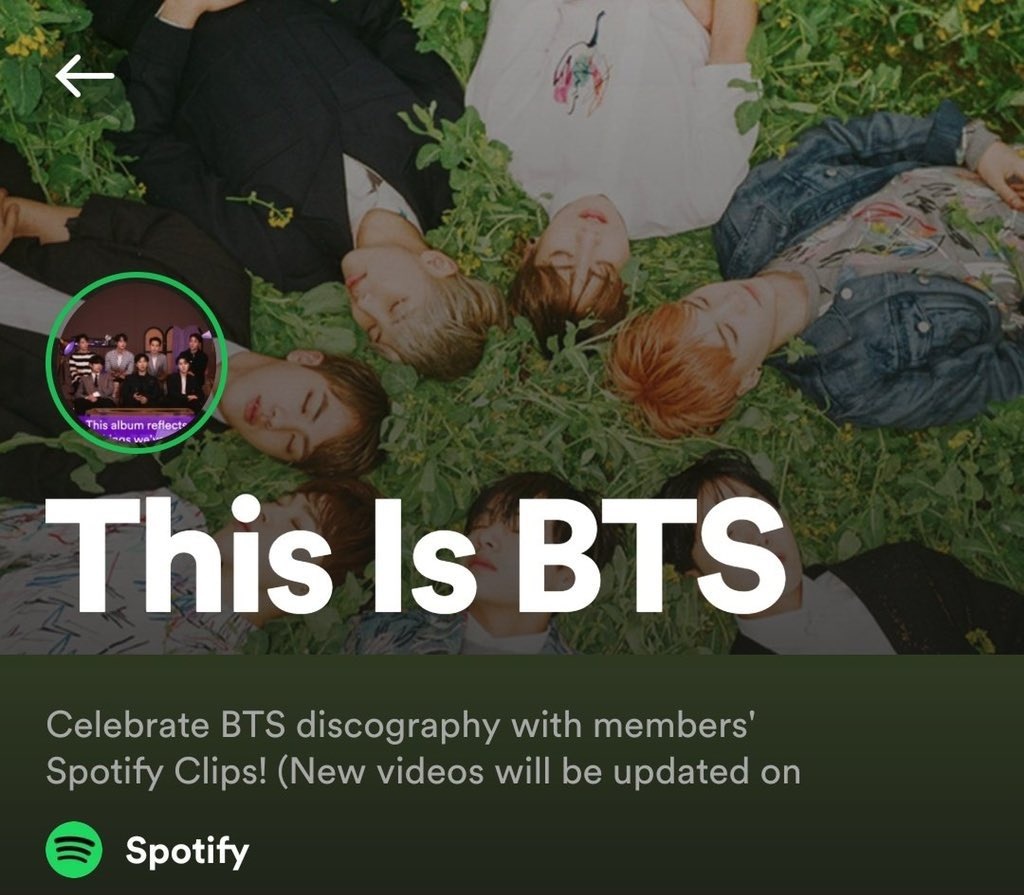 btsargento's tweet photo. — La playlist "This Is BTS" se actualizó nuevamente, y pusieron otra foto de la era HYYH.

🖇; (https://t.co/RNge9NCDUu) 

#BTS @BTS_twt https://t.co/eVN87cbfZn