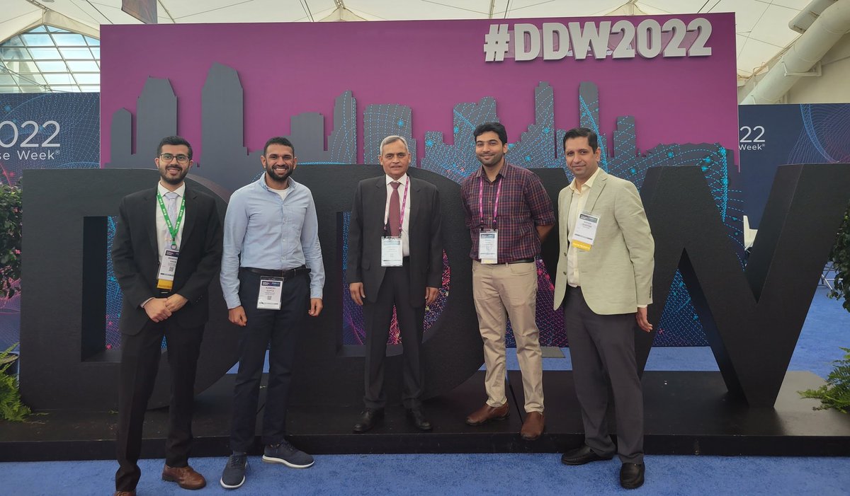 Grateful to have attended and presented at #DDW2022. Met some amazing people doing cutting edge endoscopy. Looking forwards to #DDW2023!!

<a href="/RahulKarnaMD/">Rahul Karna, MD</a> <a href="/ASyedMD/">Aslam Syed, MD</a> <a href="/thayern/">Thayer Nasereddin, MD</a> @NabeehaMohyudd1 <a href="/Number_23_/">Jordan Gladys-Oryhon</a>  <a href="/shifaumarMD/">Shifa Umar, MD</a>  <a href="/GKochharMD/">Gursimran Kochhar MD</a> <a href="/MDhawanMD/">Manish Dhawan</a> <a href="/sahajrathi/">Sahaj Rathi MD, DM, MRCP</a> <a href="/yousafhadi/">Yousaf Hadi</a> @swapnagayam