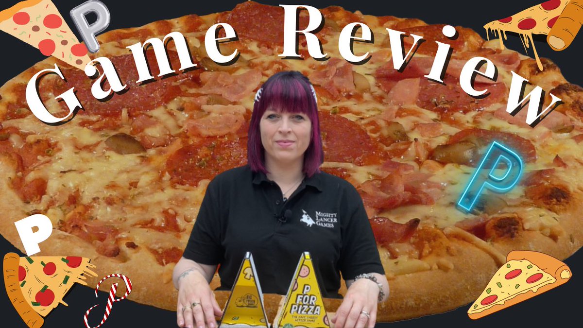 MightyLGames's tweet photo. Mrs MLG played the word game P for Pizza and tells you what she honestly thought in this short video https://t.co/Ly541tOthg
Find the game here https://t.co/x7NKQa76gv
#gameReview #gamesReview #PforPizza #boardgamereview #gamereviewer #cardgame https://t.co/MgAPKQDqJR