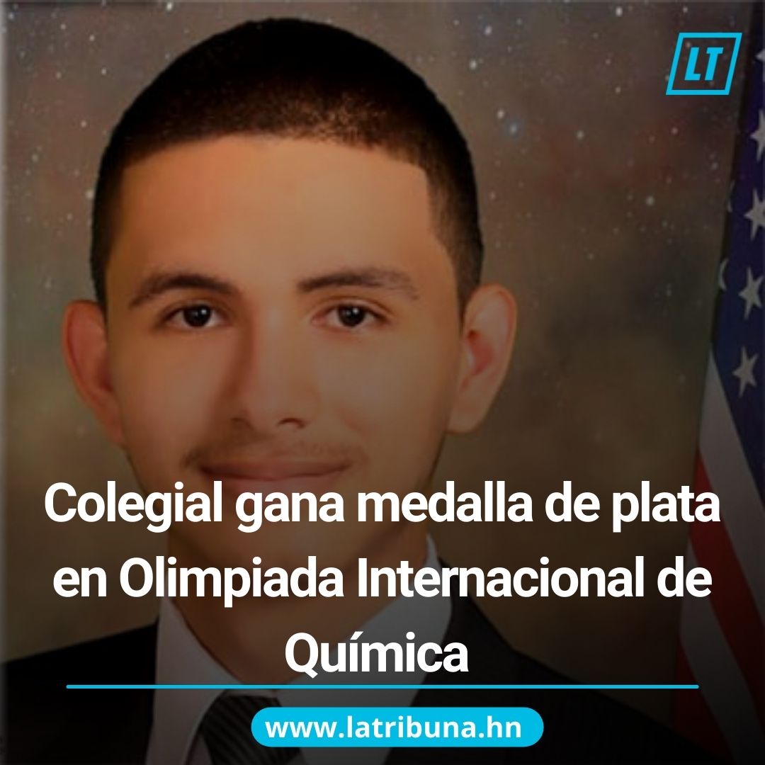 LaTribunahn's tweet photo. Honduras está de fiesta gracias al talentoso estudiante de secundaria de esta ciudad, José Javier Rivera Bermúdez (17), quien ganó el segundo lugar con medalla de plata en la Olimpiada Internacional de Química Lavoisier 2022.
📌https://t.co/690eInvJ2P
#honduras #licho https://t.co/DpQaF5R7mg