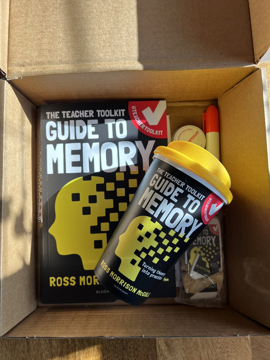 Beyond excited to get stuck into this beauty tonight. <a href="/TeacherToolkit/">🇬🇧 TeacherToolkit.co.uk</a> <a href="/RossMcGill/">Ross M. McGill Esq.</a> Thank you very much Kind Sir. I believe it’s time for Delta to explore memory in more detail under your guidance! Cheers