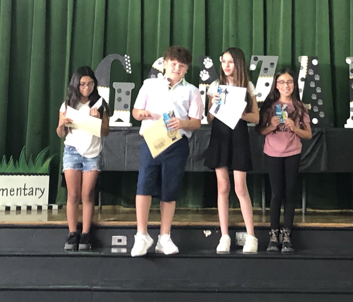 Celebrating these 4th grade Kids, Kows, and More essay winners from Gonzales. Great job! Enjoy those gift cards.  <a href="/gonbulldogs/">Gonzales Elementary </a> <a href="/ECISDScience/">Ector County ISD Science</a> <a href="/enpaz/">Steve Paz</a>