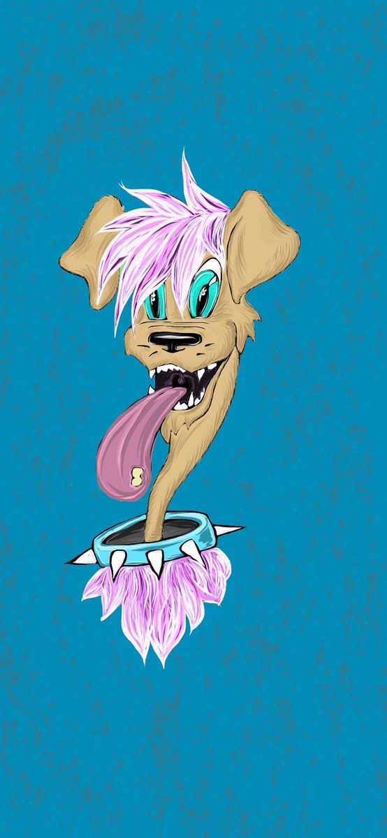 Say hello 👋🏼 to my Crazy Licking Dog 🐶 and please support 🔄❤️                   #NFTs  #NFTCommmunity #OpenSeaNFT #cryptoart