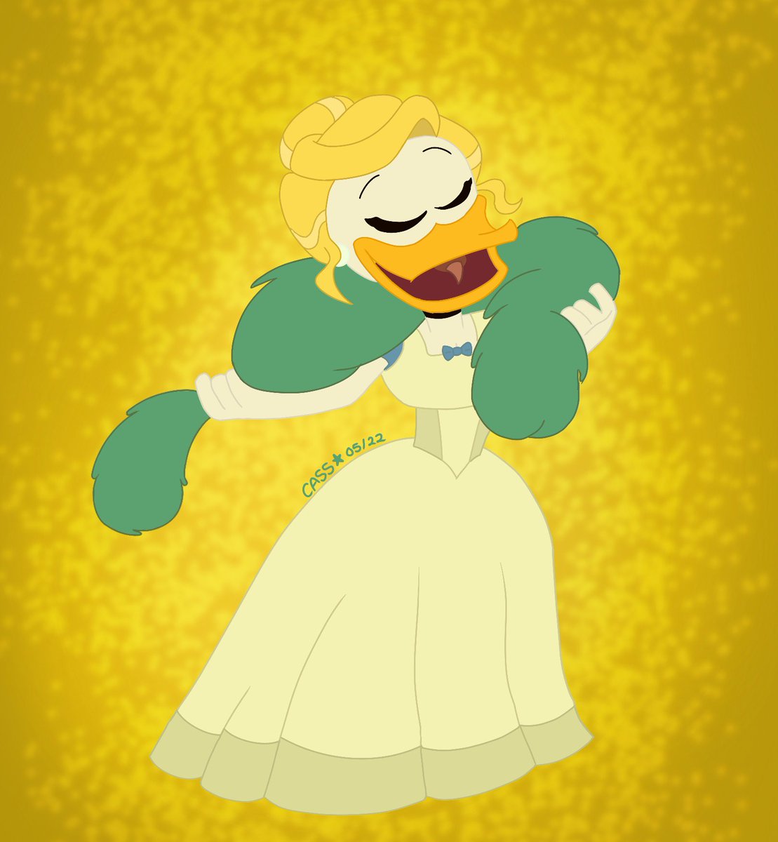 ✨ she’s as good as gold ✨ 
a lovely Goldie doodle (in my FAV Goldie look) for @YUMEJlN 🏆💛
#DuckTales