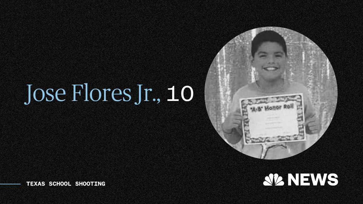 NBCNews's tweet photo. @NBCDFW Jose Flores Jr., 10, was killed, according to his uncle.

“I’m going to miss you baby Jose, i still can’t believe this happened my heart is broken just hearing them tell us your gone,” Salazar wrote in a Facebook post. https://t.co/vH0ypMX8V8