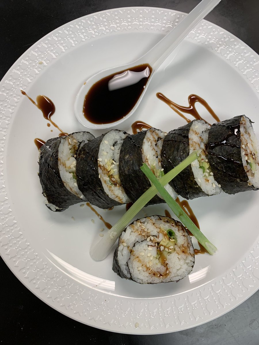 Graduation Cake 2022 and Sushi.