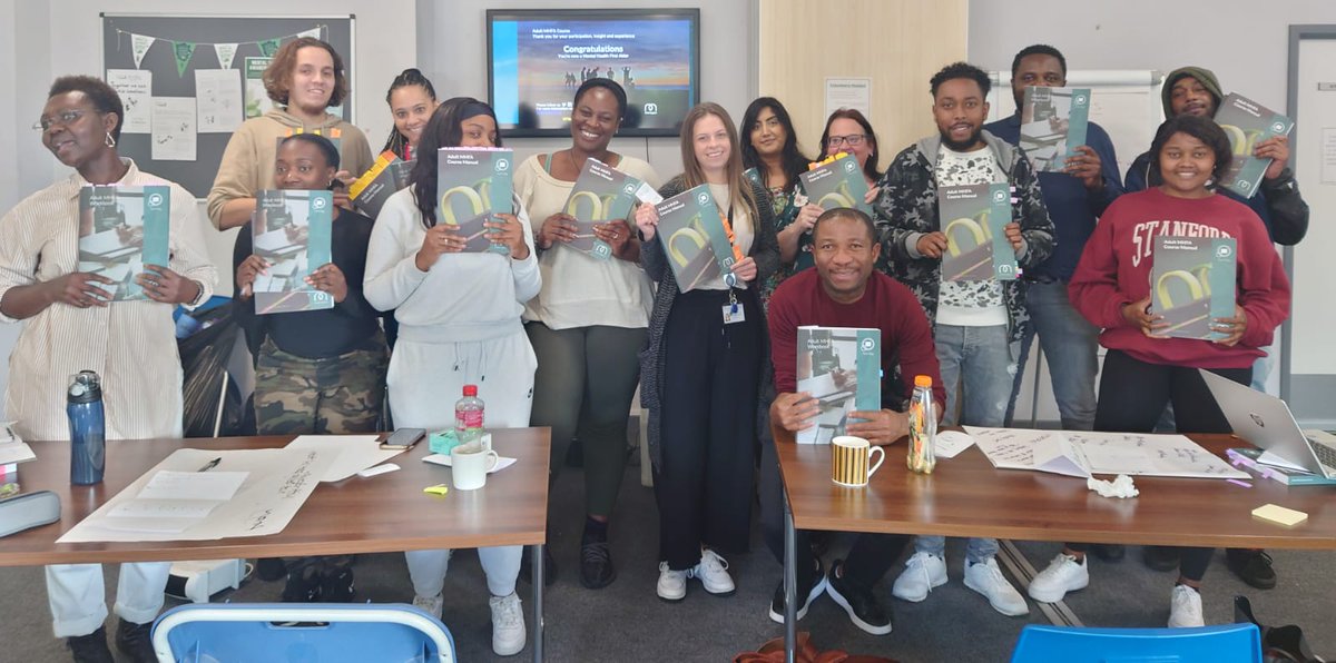 Congratulations to <a href="/lookaheadtweets/">Look Ahead</a> team in #Hounslow on completing your <a href="/MHFAEngland/">MHFA England®</a> first aid training. Great to meet ppl who have done online training with me over recent years. Enthusiastic, thoughtful and compassionate. A real credit...
