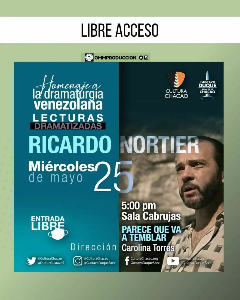 ommproduccion's tweet photo. Agenda con #EntradaLibre cine, poesía y lecturas dramatizadas en Caracas, vía zoom y Youtube.

#gratis #agendaomm #cinegratis #poesia #ommproduccion #poemas #salacabrujas #lapoeteca #caracas #culturagratis #culturachacao #ateneodecaracas https://t.co/zSTdTczJpV https://t.co/znsD4fw5jP