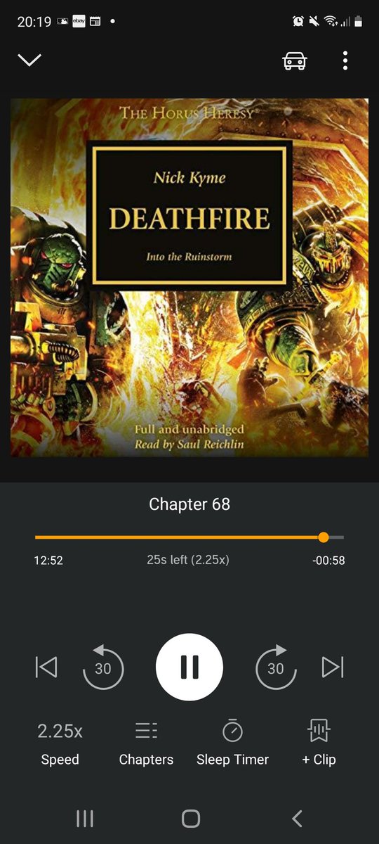 CraigYoung12's tweet photo. Book 22/52 for 2022. Another return to heresy and my favourite legion, the Salamanders. Deathfire by @NickKyme continues the story of Numeon and his vain hope of return his primarch Vulkan home. The fights were grand in a scale that fits the horus heresy!  #BookRecommendations https://t.co/ZDaZW09PtW