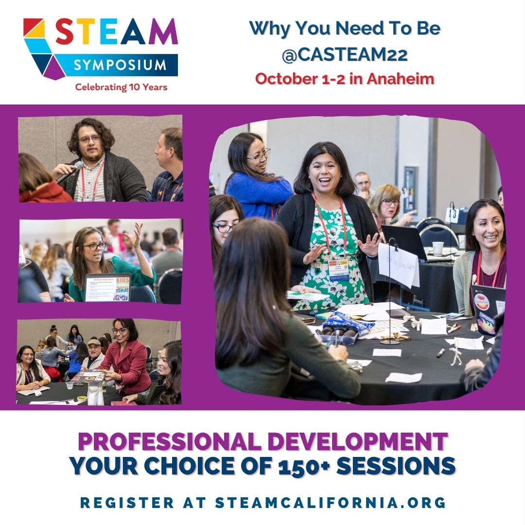 CDEfoundation's tweet image. ✌Advancing Equity in the Classroom: 2022 CA STEAM Symposium - mailchi.mp/cdefoundation.… Join 180+ districts at our annual conference! #CASTEAM22 #STEMLessons #EdEquity