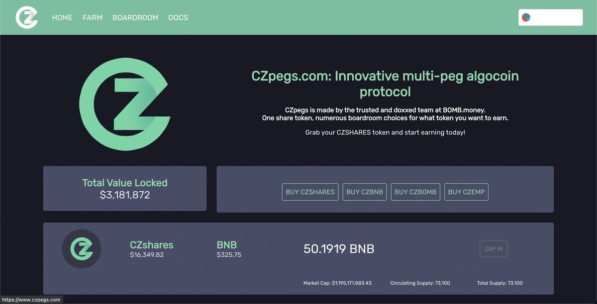 BombMoneyBSC's tweet photo. BOMB Money AMA at 3pm EST 💣

Let’s talk @CZpegs and how it will help shape the future of BOMB! 

👉🏼 https://t.co/5aU2yMpluX https://t.co/UtKN4aPYLS