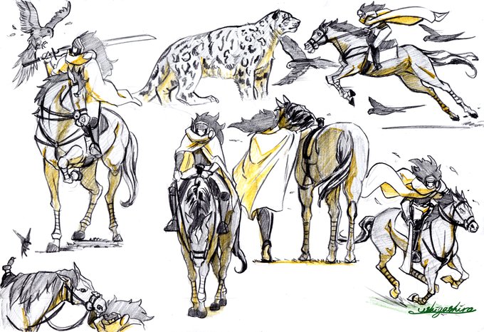 馬のtwitterイラスト検索結果