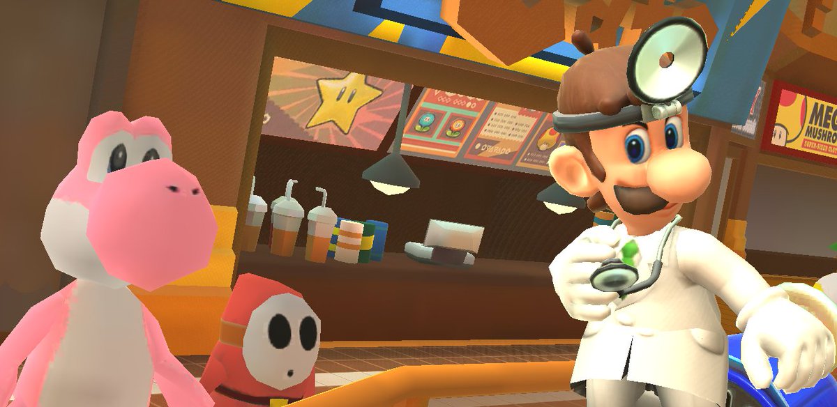 RafaNintendo57's tweet photo. Doctor Luigi in Coconut Mall https://t.co/0SrQz5bM01