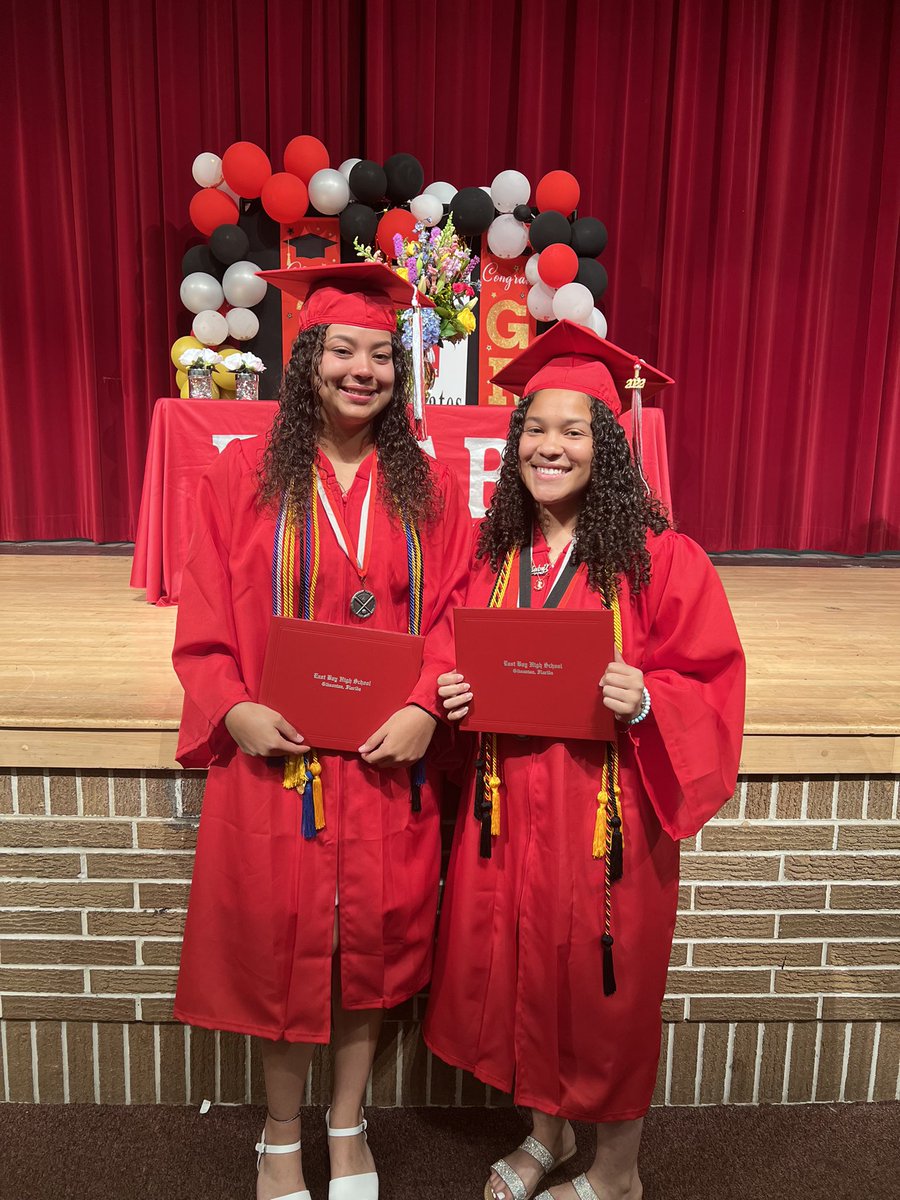 What do you do when two of your seniors have a state playoff game the same day as graduation? You have an alternate ceremony of course! Congrats Joey and Gaby!