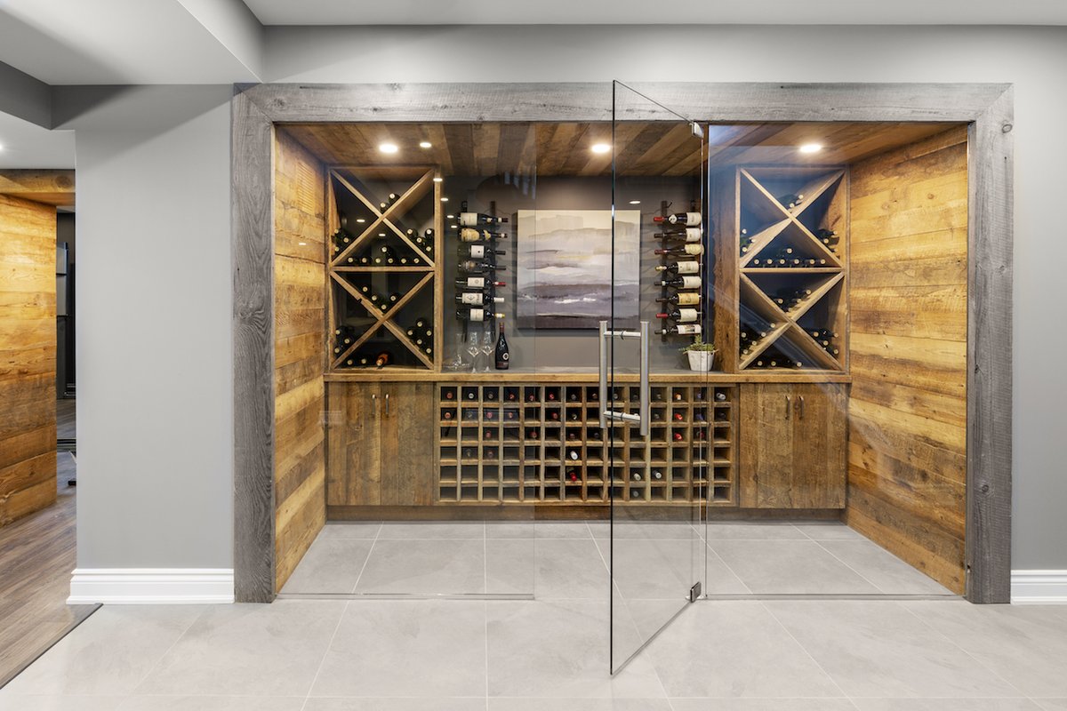 It is National Wine Day! 

Our team at Just Basements loved designing and building this incredible wine room.  🥂

"Wine is the only artwork you can drink." — Luis Fernando Olaverri

#NationalWineDay 
#ottawadesignbuild
#Basementdesign