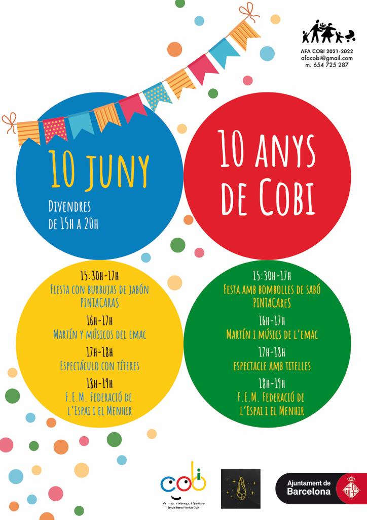 ebmcobi's tweet image. Ja tenim data!!!! Reserveu el 10 de juny per la tarda!!!!
Moment de retrobada de totes les que durant aquests deu anys hem format part de  la Comunitat Educativa de EBM Cobi.!!!! @afacobi @BCNeducadora #santmarti #vilaolimpica