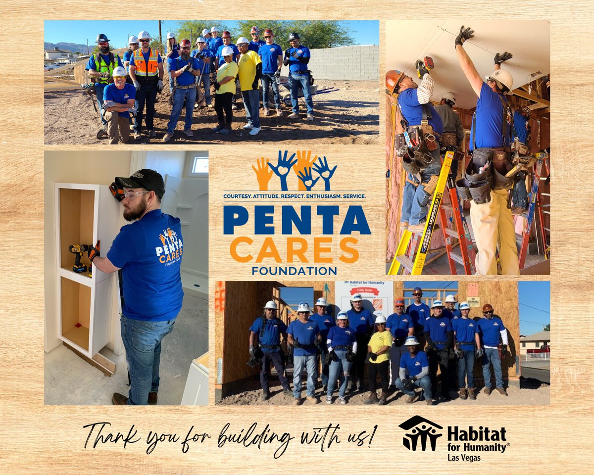 It takes hands to build a house and hearts to build a HOME!
#FOX5SuperBuild
#HabitatLasVegas
#VeteranHomeowner 