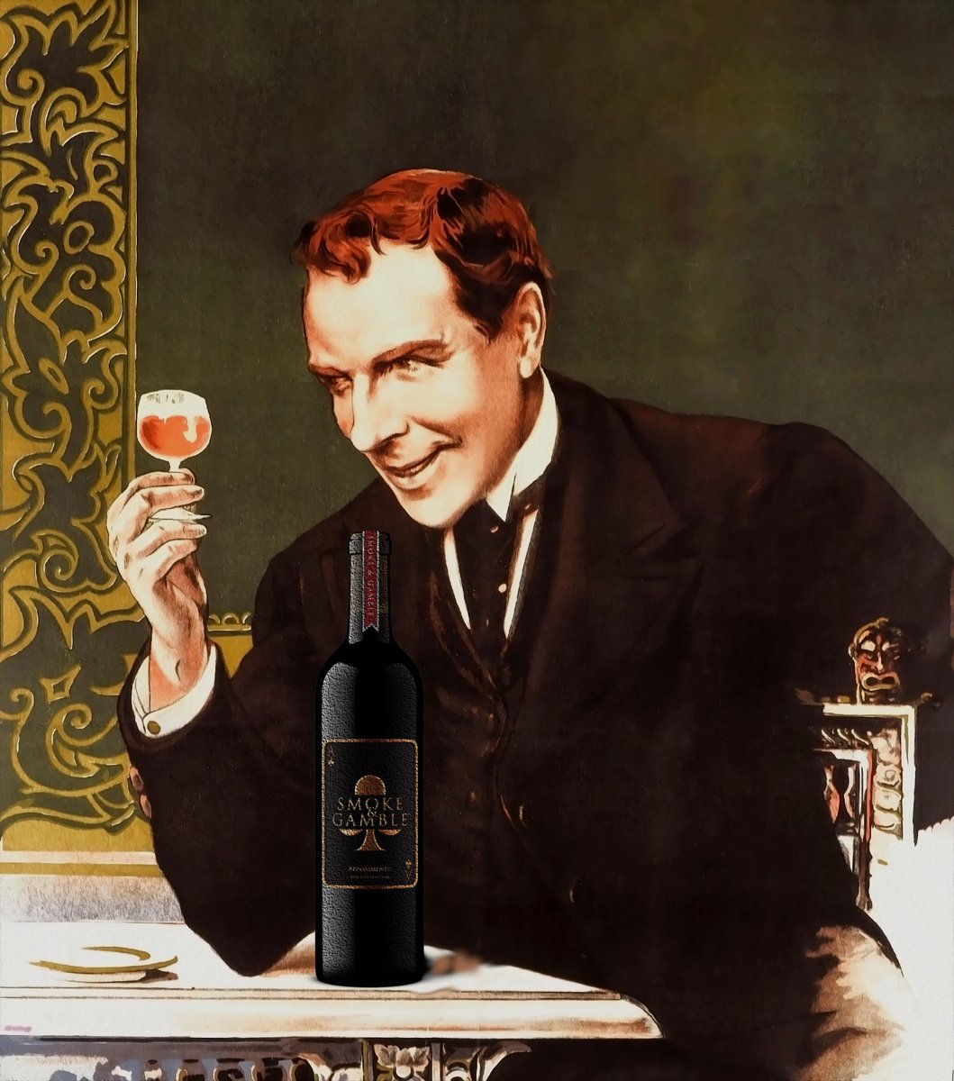 Appassimento...amazing choice of wines, but seriously, I think he needs a bigger glass!  Craving a barrel aged, rich, kiln dried Cabernet?  Check out our Appassimento. 
#necessaryvices #orderonline #freeshipping
Frisky-Gamble.com
