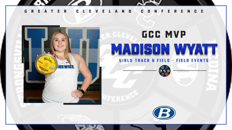 GCC Girls Field Events MVP
Maddison Wyatt <a href="/BHSGoBigBlue/">Brunswick HS Athletics</a> 
 
Link to article:
gccohio.net/2022/05/25/gcc…
