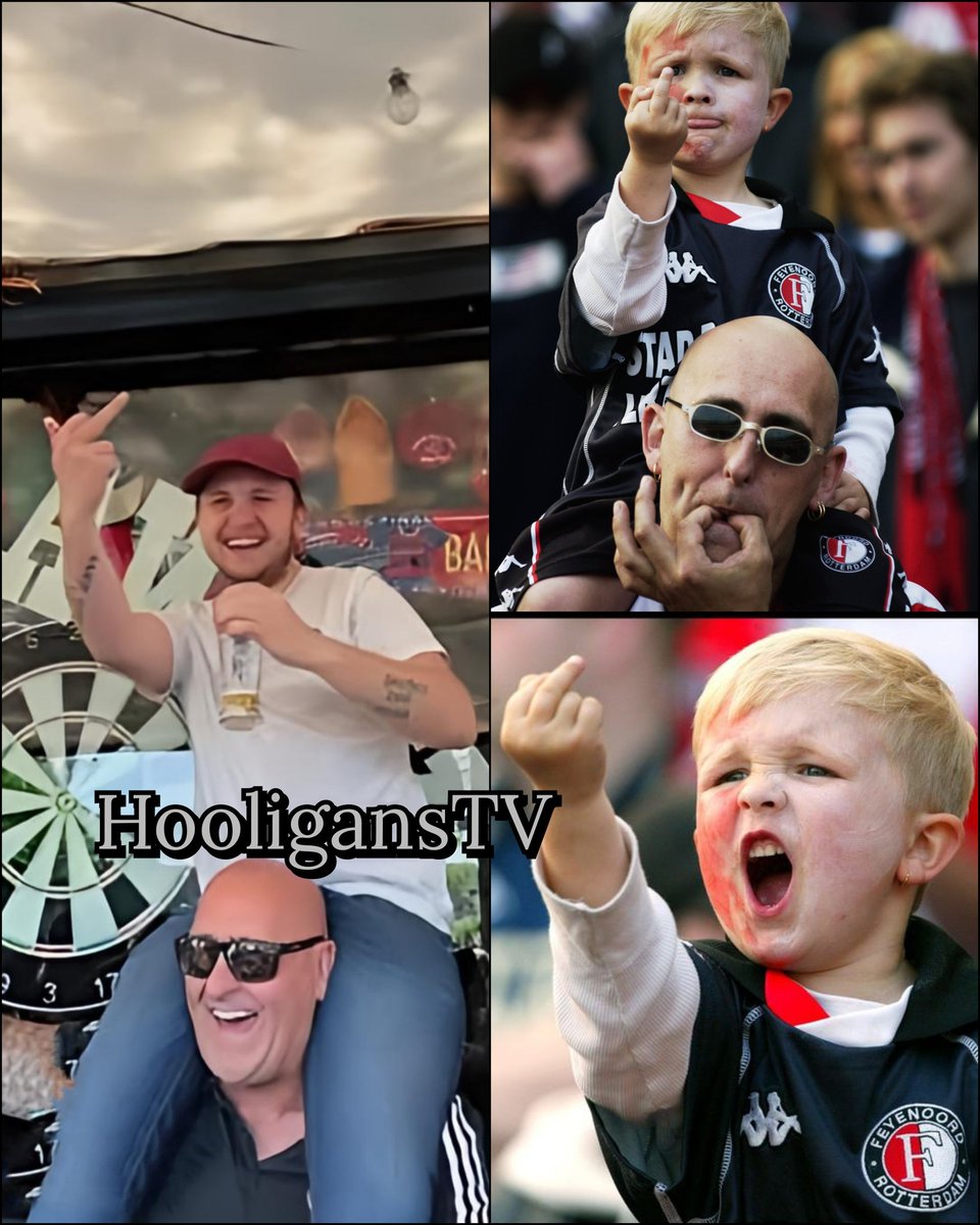 Albania. 25.05.2022
AS Roma  - Feyenoord.

The most famous Feyenoord kid and his father (after 20 years) are both in Tirana today.

#UECLfinal