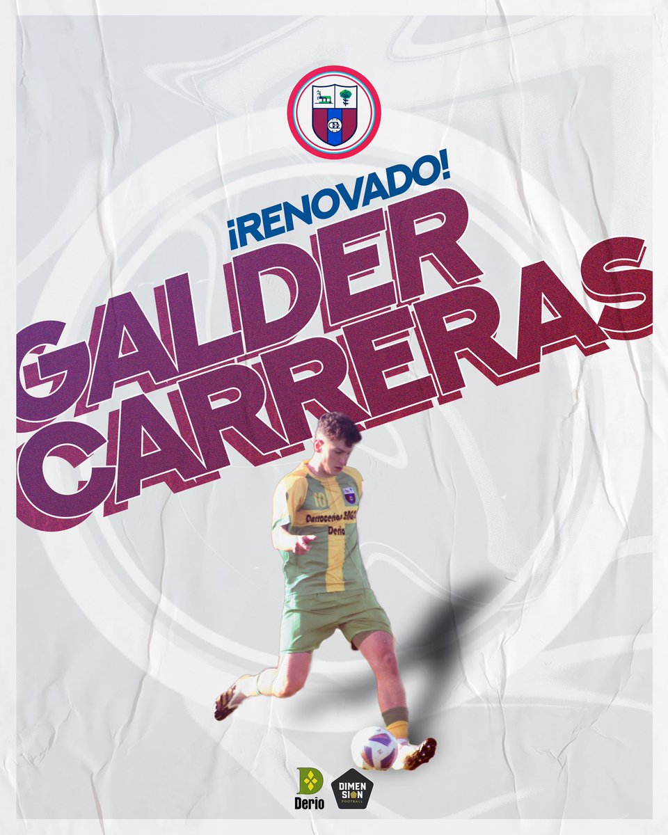cd_derio's tweet photo. 🔁 ¡RENOVACIÓN!

✍️ ¡Galder Carreras renueva una temporada más con el @cd_derio! https://t.co/Po4DtN5PiU