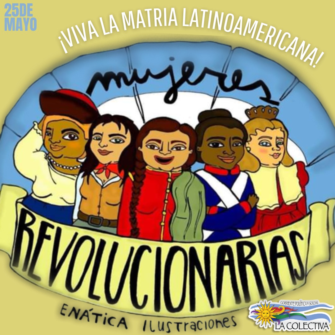 📢 ¡La matria grande es con nosotras y nosotres! ✊🏾💜🌈🇦🇷 

#25demayo
#FeminismosPopulares