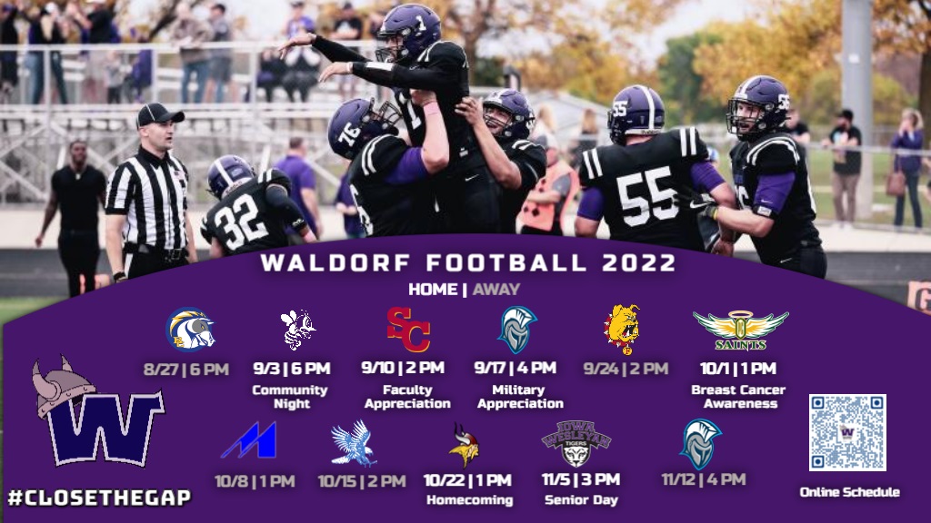 Waldorf Athletics (@waldorfwarriors) on Twitter photo SCHEDULE RELEASE: <a href="/wu_football/">Waldorf Football</a> Unveils 2022 Schedule waldorfwarriors.com/article/4304.p… SCHEDULE RELEASE: <a href="/wu_football/">Waldorf Football</a> Unveils 2022 Schedule waldorfwarriors.com/article/4304.p…