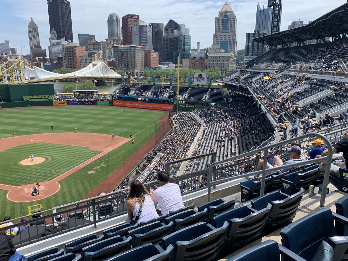 deitrick's tweet image. 3rd inning. PNC Park - always COVID ready.