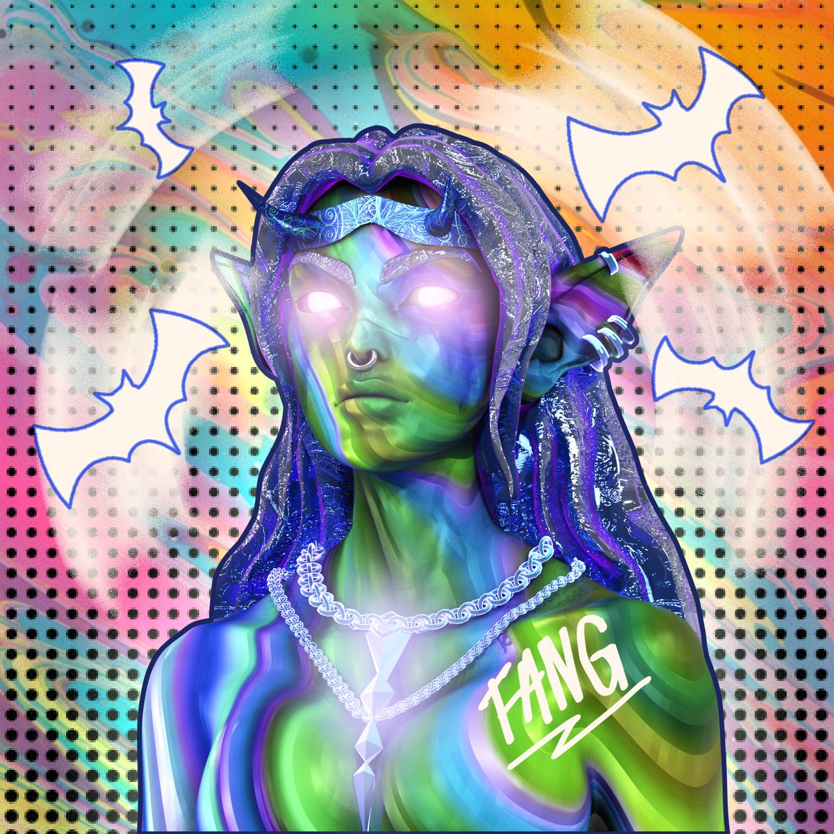 mash_ow's tweet photo. SOOOW! With @_TrueVoodoo we finally set up a date for mint Elves! 
 ✨ June 10✨
I hope you gonna have a time to take a part and have FUN with @PotluckProtocol !
And for today's post i decided to make something colourful, sooooo 4 pieces of 1/1s ⚡️
$FTM $FANG 
#NFT #PotluckLabs https://t.co/pgB27zxUwO