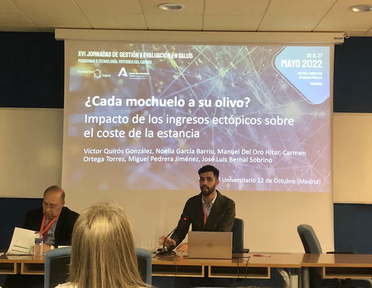 Víctor Quirós (@victorquirosg) on Twitter photo Primer día completado en las XVI Jornadas de Gestión y Evaluación en Salud, de <a href="/fundacionsigno/">Fundación Signo</a>. Hemos compartido la experiencia del H12O en el estudio del impacto económico de los pacientes periféricos y nuestro camino hacia un Cuadro de Mando Integral. Primer día completado en las XVI Jornadas de Gestión y Evaluación en Salud, de <a href="/fundacionsigno/">Fundación Signo</a>. Hemos compartido la experiencia del H12O en el estudio del impacto económico de los pacientes periféricos y nuestro camino hacia un Cuadro de Mando Integral.